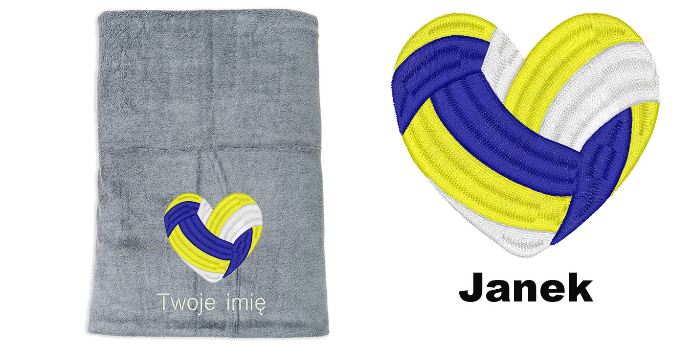 ręcznik szybkoschnący z mikrofibry dla siatkarza